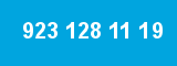 923 128 11 19 923 128 11 19